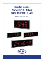 Elen NDC 100/4 R L20 User Manual предпросмотр