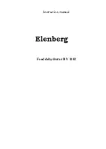 Предварительный просмотр 1 страницы Elenberg BY 1102 Instruction Manual