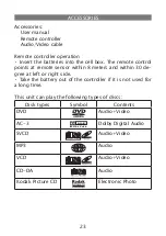 Preview for 23 page of Elenberg DVDP-2410 User Manual