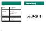 Предварительный просмотр 20 страницы Elenberg DVDP-2415 Instruction Manual