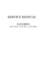 Elenberg LTV - 4231 Service Manual предпросмотр