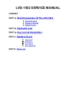 Предварительный просмотр 1 страницы Elenberg LVD-1502 Service Manual