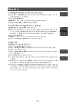 Preview for 25 page of Elenberg MG-2035 D Instruction Manual