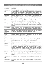 Предварительный просмотр 23 страницы Elenberg MG-2540D Instruction Manual