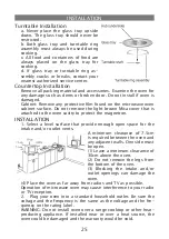 Предварительный просмотр 25 страницы Elenberg MG-2540D Instruction Manual