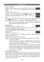 Предварительный просмотр 26 страницы Elenberg MG-2540D Instruction Manual