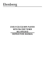 Предварительный просмотр 24 страницы Elenberg MX-490 DVD Instruction Manual