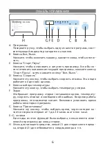 Предварительный просмотр 6 страницы Elenberg WM-3620D Instruction Manual