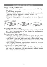 Предварительный просмотр 15 страницы Elenberg WM-3620D Instruction Manual