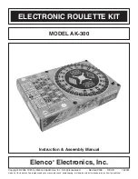 Elenco Electronics AK-300 Instruction & Assembly Manual предпросмотр