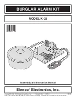 Preview for 1 page of Elenco Electronics K-23 Assembly And Instruction Manual