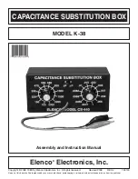 Elenco Electronics K-38 Assembly And Instruction Manual предпросмотр