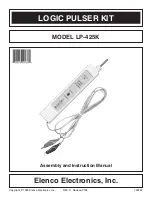 Elenco Electronics LP-425K Assembly And Instruction Manual preview