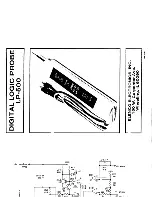 Elenco Electronics LP-500 User Manual preview