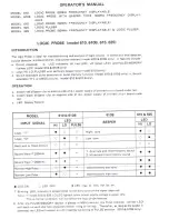 Preview for 2 page of Elenco Electronics LP-900 Operation