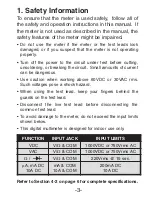 Preview for 3 page of Elenco Electronics M-1000B Operator'S Instruction Manual