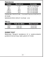 Preview for 7 page of Elenco Electronics M-1000B Operator'S Instruction Manual