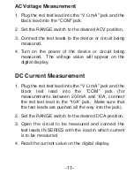 Предварительный просмотр 11 страницы Elenco Electronics M-1000B Operator'S Instruction Manual