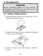 Preview for 14 page of Elenco Electronics M-1000B Operator'S Instruction Manual