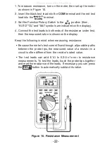 Preview for 22 page of Elenco Electronics M-2625 Operator'S Instruction Manual