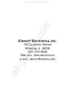 Предварительный просмотр 36 страницы Elenco Electronics M-2625 Operator'S Instruction Manual