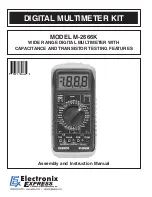 Preview for 1 page of Elenco Electronics M-2666K Assembly And Instruction Manual