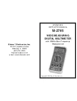 Elenco Electronics M-2785 Operator'S Instruction Manual preview