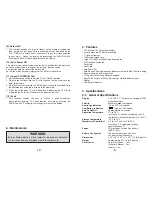 Предварительный просмотр 5 страницы Elenco Electronics M-2785 Operator'S Instruction Manual