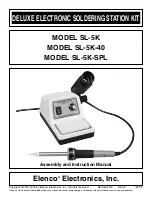 Предварительный просмотр 1 страницы Elenco Electronics SL-5K Assembly And Instruction Manual