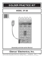 Elenco Electronics SP-3B Assembly And Instruction Manual preview