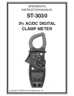 Предварительный просмотр 1 страницы Elenco Electronics ST-3030 Operator'S Instruction Manual