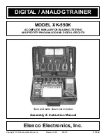 Elenco Electronics XK-550K Assembly And Instruction Manual preview