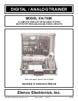 Elenco Electronics XK-700K Assembly & Instruction Manual предпросмотр