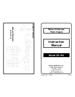 Elenco Electronics XP-100 Instruction Manual предпросмотр