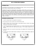 Preview for 1 page of Elenco Electronics XP-4 Operating Manual