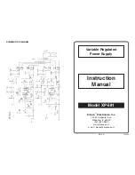 Предварительный просмотр 1 страницы Elenco Electronics XP-581 Instruction Manual