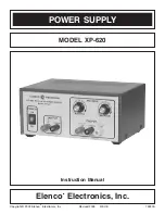 Elenco Electronics XP-620 Instruction Manual предпросмотр