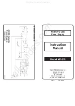 Elenco Electronics XP-625 Instruction Manual предпросмотр