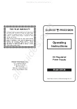 Elenco Electronics XR-38 Operating Instructions предпросмотр