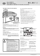 elero Aero-868 Installation Instructions предпросмотр