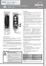 Предварительный просмотр 1 страницы elero SilentGliss Lumero-868 Operating Instructions