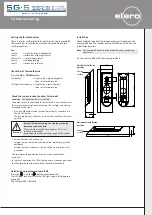 Предварительный просмотр 3 страницы elero SilentGliss Lumero-868 Operating Instructions