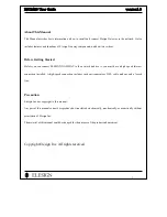 Preview for 3 page of Elesign ESC2420 User Manual