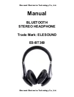 Предварительный просмотр 1 страницы ELESOUND ELESTRONICS TECHNOLOGY ES-BT360 Manual