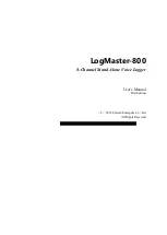 Eletech LogMaster-800 User Manual preview