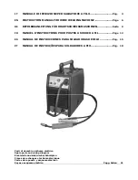 Предварительный просмотр 1 страницы Elettro CF MIG 216 Instruction Manual