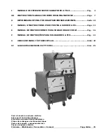 Предварительный просмотр 1 страницы Elettro CF MIG 247 Instruction Manual