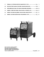 Elettro CF MIG 255 Instruction Manual предпросмотр