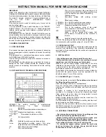 Preview for 7 page of Elettro CF MIG 255 Instruction Manual