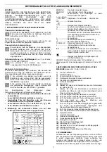 Предварительный просмотр 9 страницы Elettro CF PLASMA 167 Instructions Manual